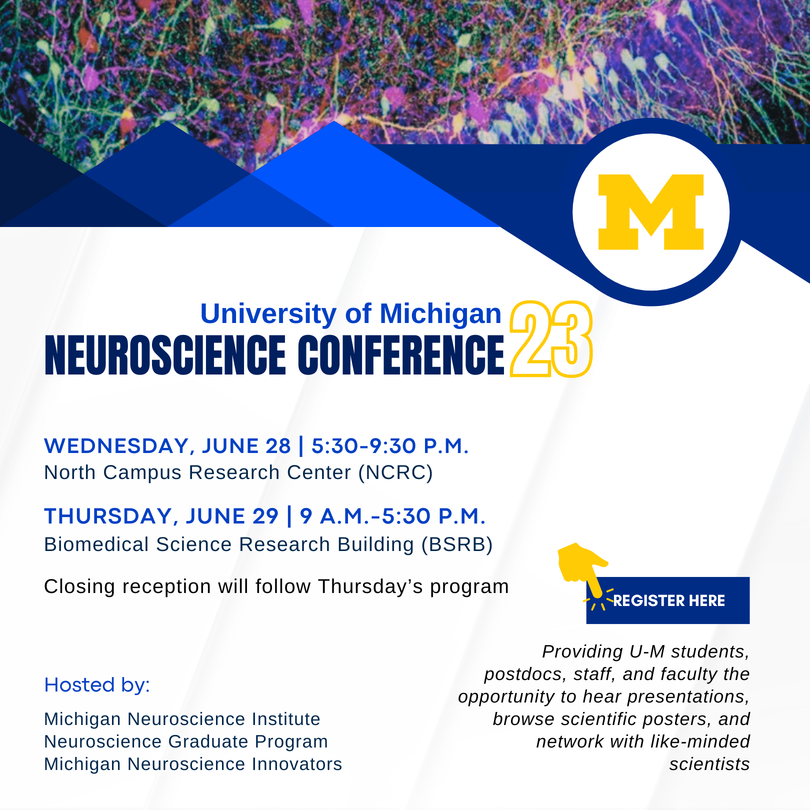 Registration Open for 2023 UM Neuroscience Conference Michigan